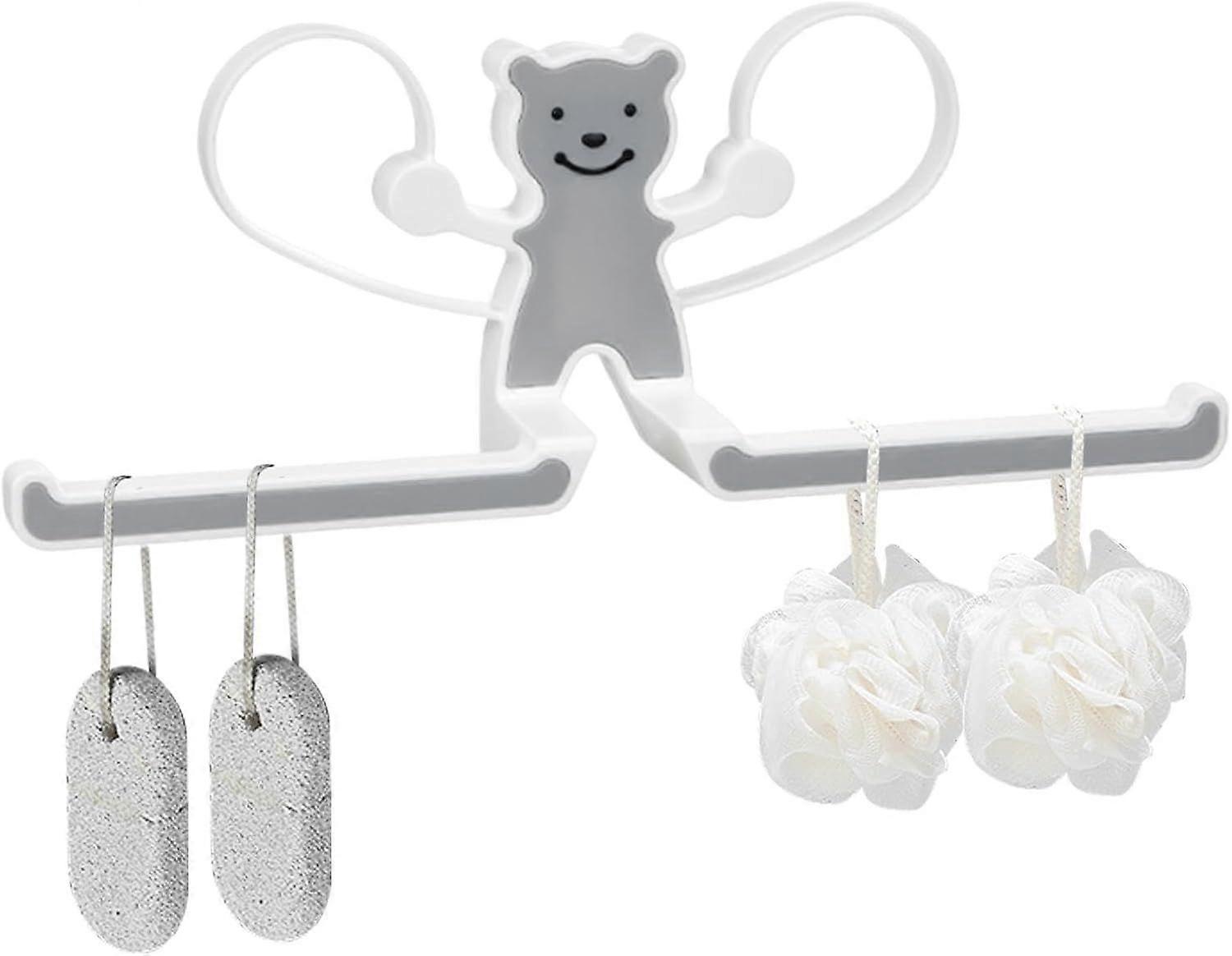 Wall Mounted Paper Towel Holder | Cartoon Hook Storage Rack - Towel Holder Headband Holder, Multifunction Wall Mounted Paper Towel Holder
