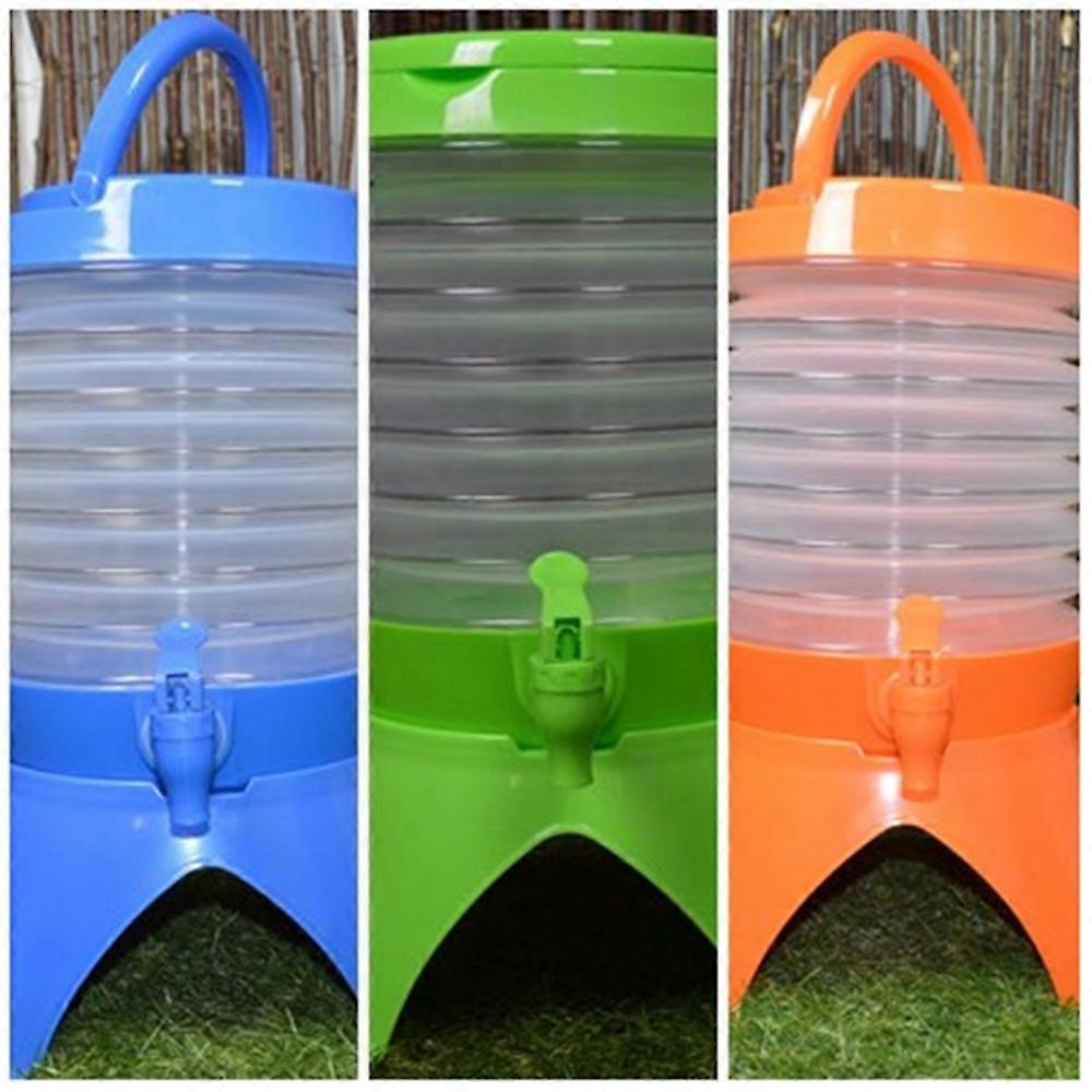 5.4L Collapsible Beverage Dispenser With Stand In A Variety Of Colours