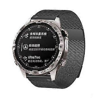 Milanese magnetisches Metallarmband für Garmin Uhr 26mm