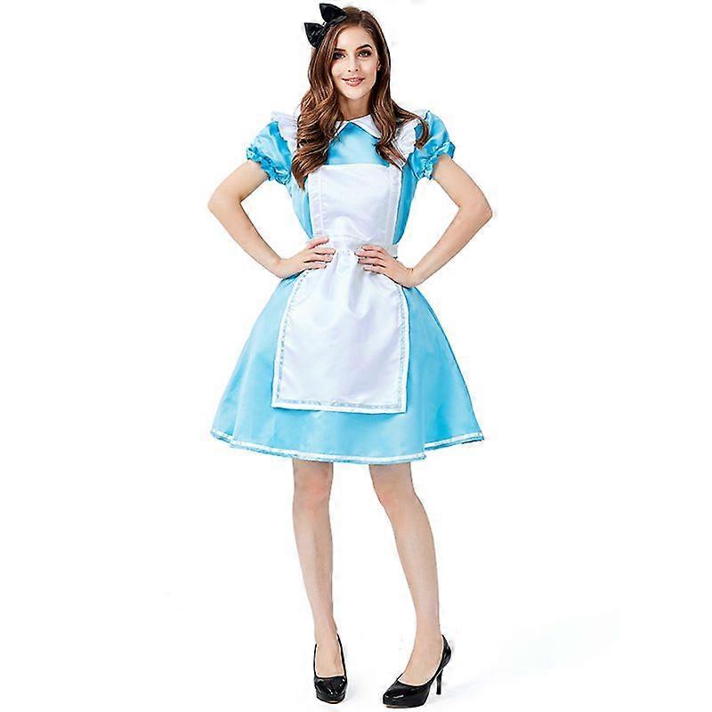2022 Cartoon Costume Sleepwalking in Wonderland Costume Role Play Maid Cosplay Parent-Child Costume