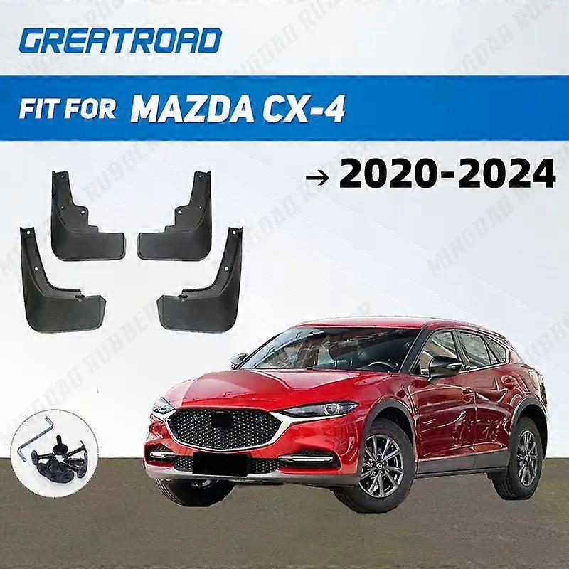 utsökt för Mazda CX-4 2020 2021 2022 2023 2024 Fender Stänkskydd Stänkskydd Stänkskärmar Stänkskydd bil Tillbehör