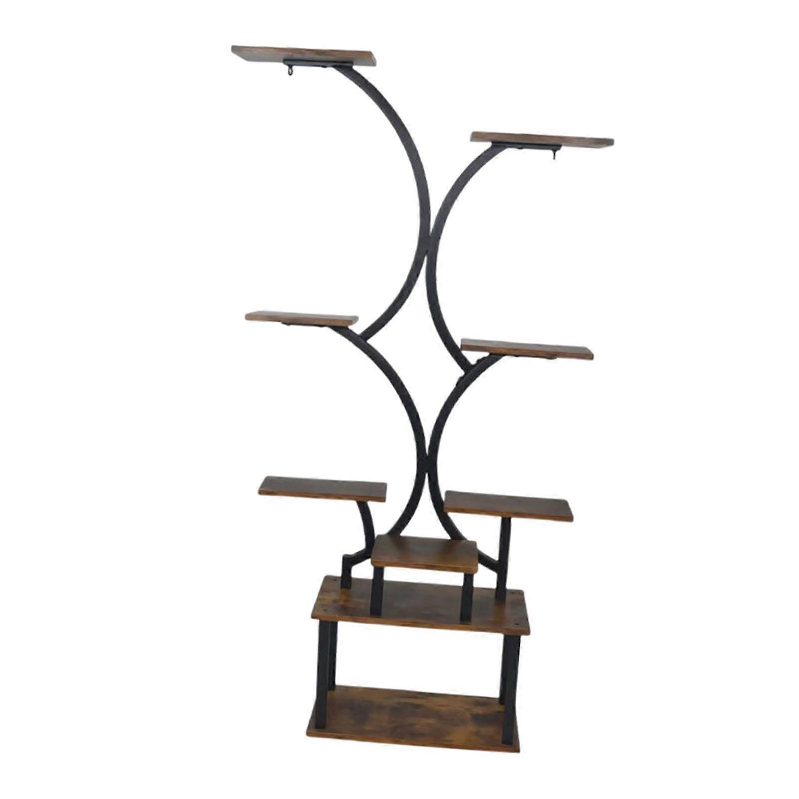 Large Plant Stand Solid Multi Layer Plant Shelf for Office Living Room Study Style A