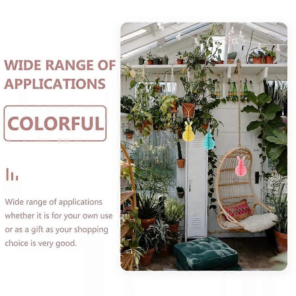 Easter Honeycomb Hanging Pendant Ornament for 1 Set