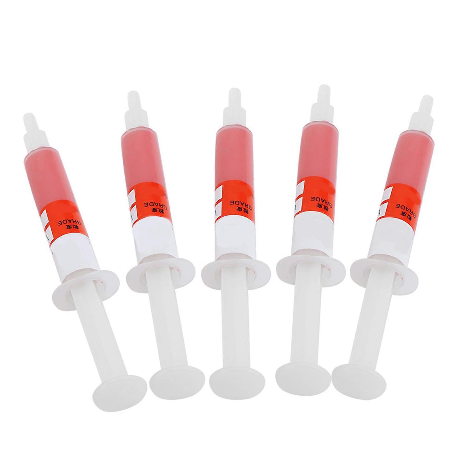 5pc/set Diamond Grinding Polishing Paste Lapping Compound Abrasive Paste Needle Tube W1.5# 6000