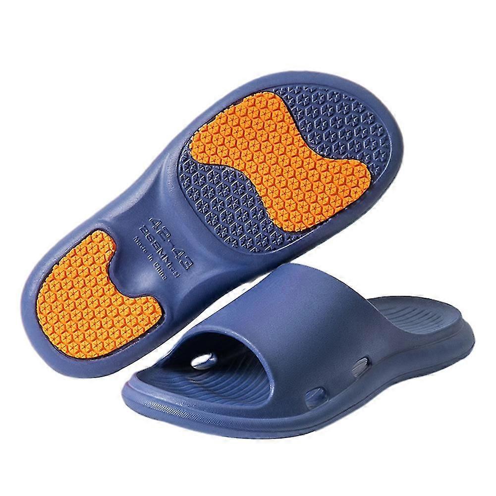 Non-Slip Solid-Color Unisex Slippers Versatile Lightweight Slippers for Bathroom Shower