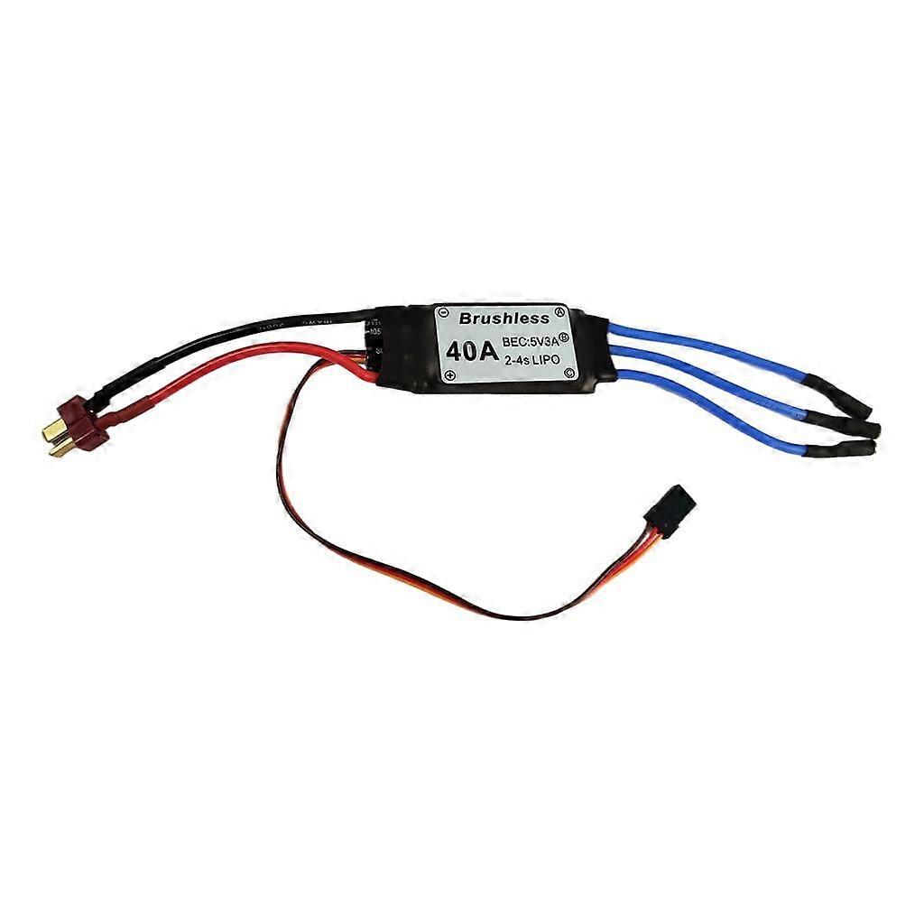 1pc RC 40A Brushless ESC Electric Controller 5V3A BEC Support 2-4S Durable RC
