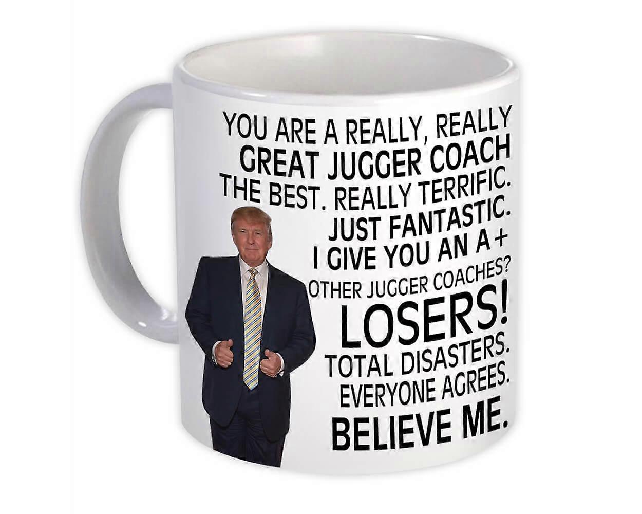 Jongleren Gift Grappige Trump : Mok Geweldig