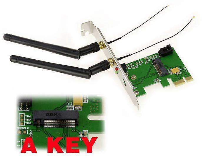 KALEA-INFORMATIQUE PCIe M2 A E+A KEY Controller Card - For Wifi or Bluetooth Card
