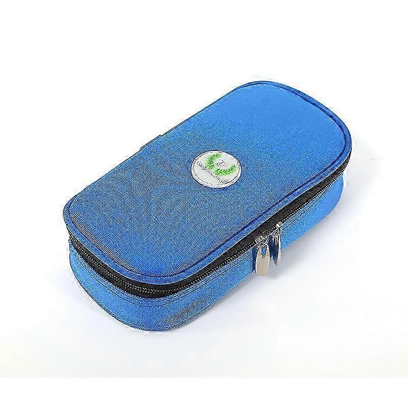 שקית קירור אינסולין שקית סוכרת שקית תרמית - תרופות שקית צידנית ניידת מבודדת סוכרת עם 2 חבילות קרח