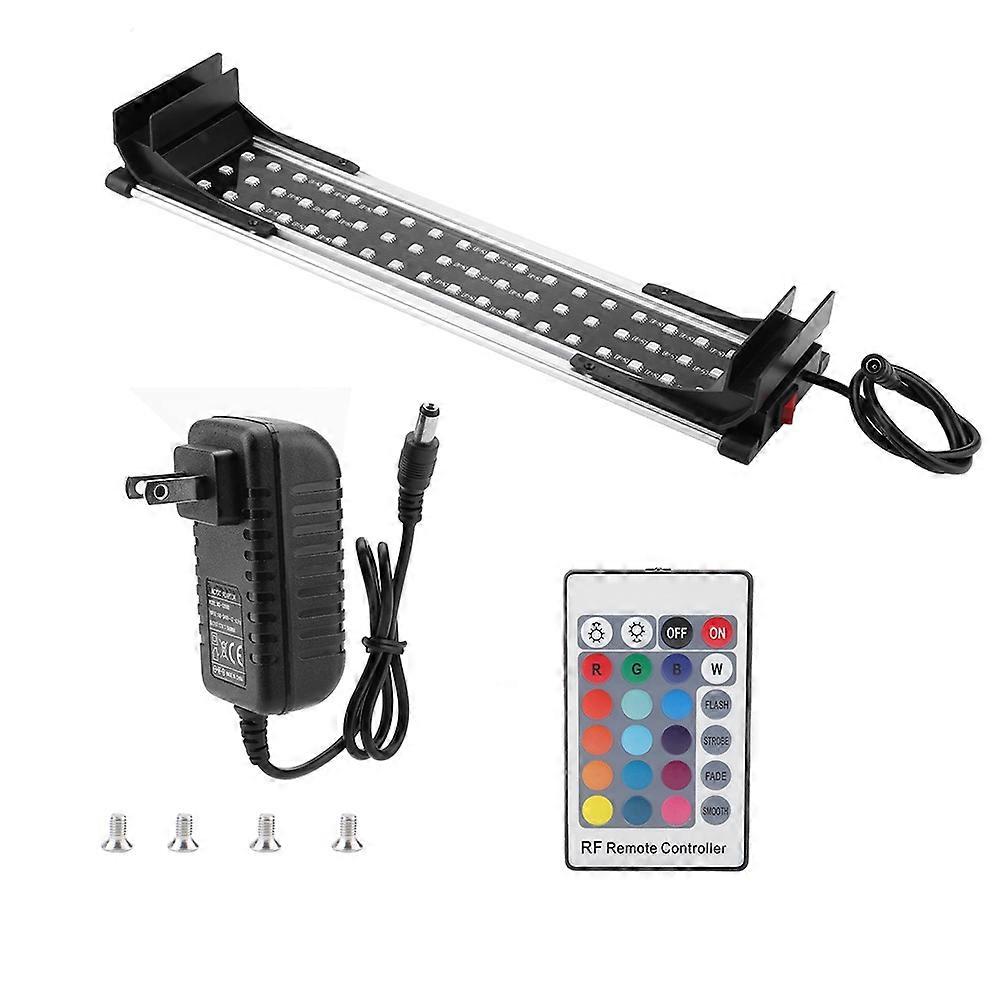 Adjustable Ultra Slim Dimmable LED Light Lamp Clip for Aquarium Fish Tank 12-24 Inch Size, Energy Efficient, Easy Installation