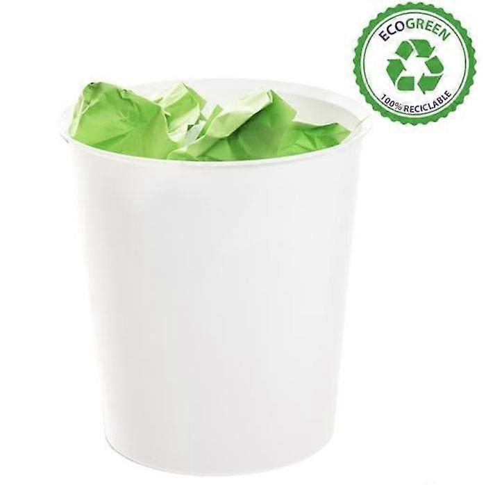Segregator 2000 kosz ecogreen 18 litrów 240x310mm biały pastelowy z recyklingu.