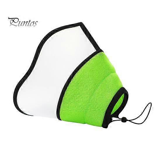 Dog Cone Collar Adjustable Fastener Tape Post-Surgery Recovery Soft Dog Cone Collar with Clear Splicing Cover