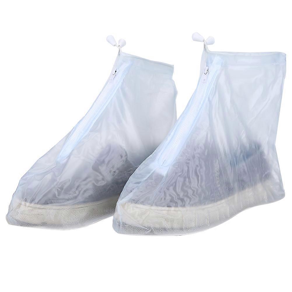 Reusable Shoe Covers, Waterproof Non-Slip, Adjustable Elastic Rope And Zipper Closure, Protect Your Shoes From Mud Rain Snow, Portable For Outdoor