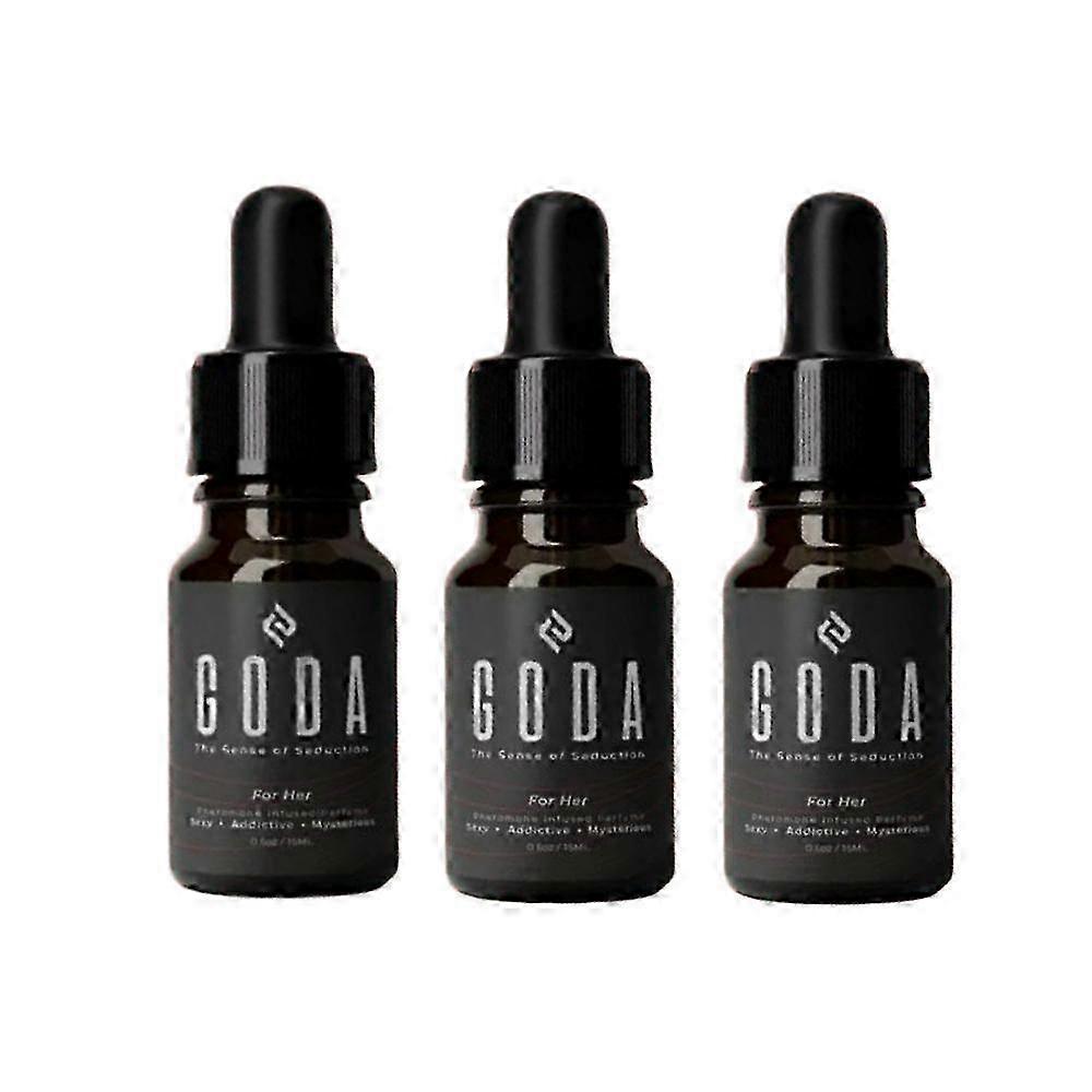 1-3X GODA Για το Γυναικείο Φερομονικό Άρωμα -15ml/0.50 fl. oz - Γυναικεία αρώματα μακράς διαρκείας με γιασεμί και τριαντάφυλλο - Floral αρωματικό λάδι με γλυκό