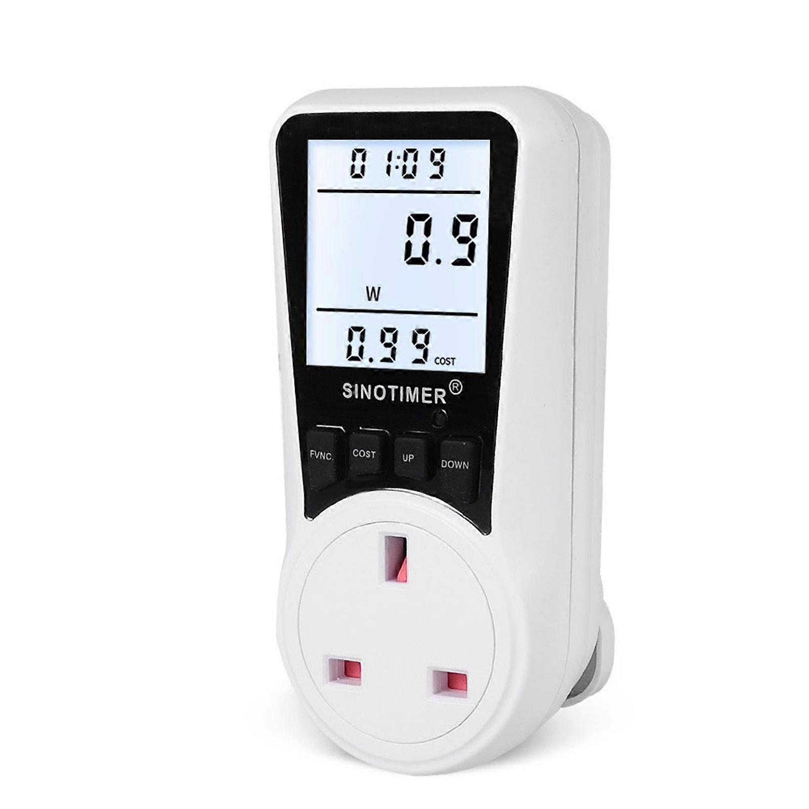 DDS109L Digital Energy Meter Wattmeter Monitoring Device Wattage Electricity Kwh Power Measuring Analyzer