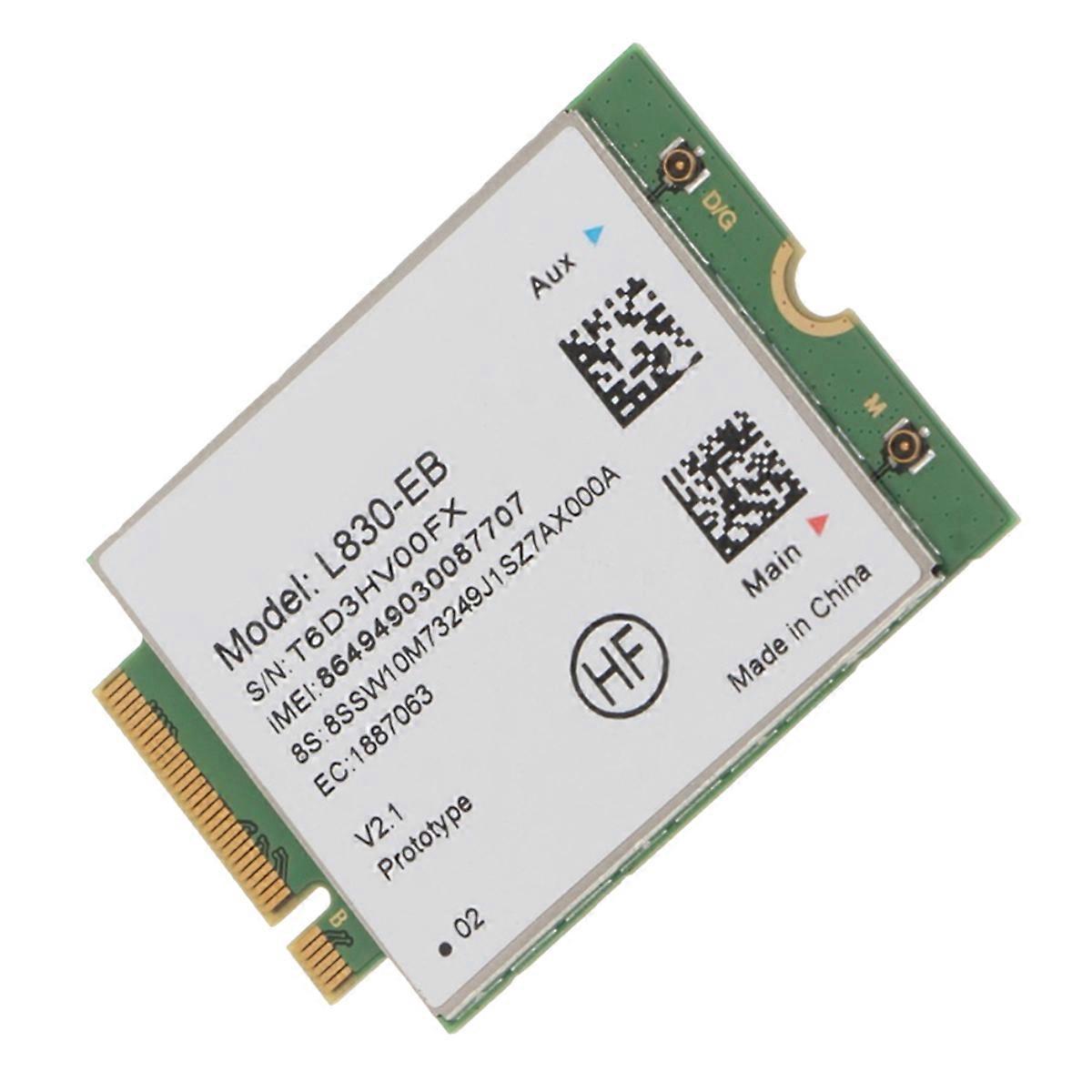 L830-EB Carte WiFi 4G + Module d’antenne pour Thinkpad X280 T480 T580