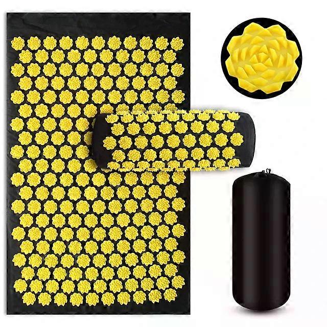 3PCS Cuscino Da Massaggio Yoga Tappetino Per Digitopressione Tappetino Da Massaggio Per Agopuntura Allevia Stree Dolore Alla Schiena Del Corpo Spike Mat Massaggiatore Plantare Shakti