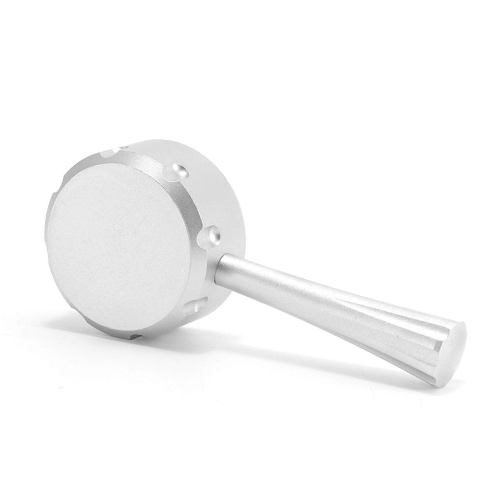 Steaming Lever Aluminum Alloy External Handle Lever Easy to Use Metal Material Steam Knob for 878 870 Coffee Machine Silver
