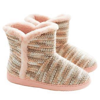 Winter Non-Slip Thick-Soled Indoor Cotton Slippers Home Boots, Size: 40-41