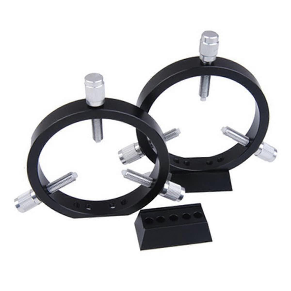 90mm 102mm 6-Point Guide Scope Rings with Raiser Blocks Set Astronomical Telescope Accessories B212/B213-S7931(90mm B212-S7931)