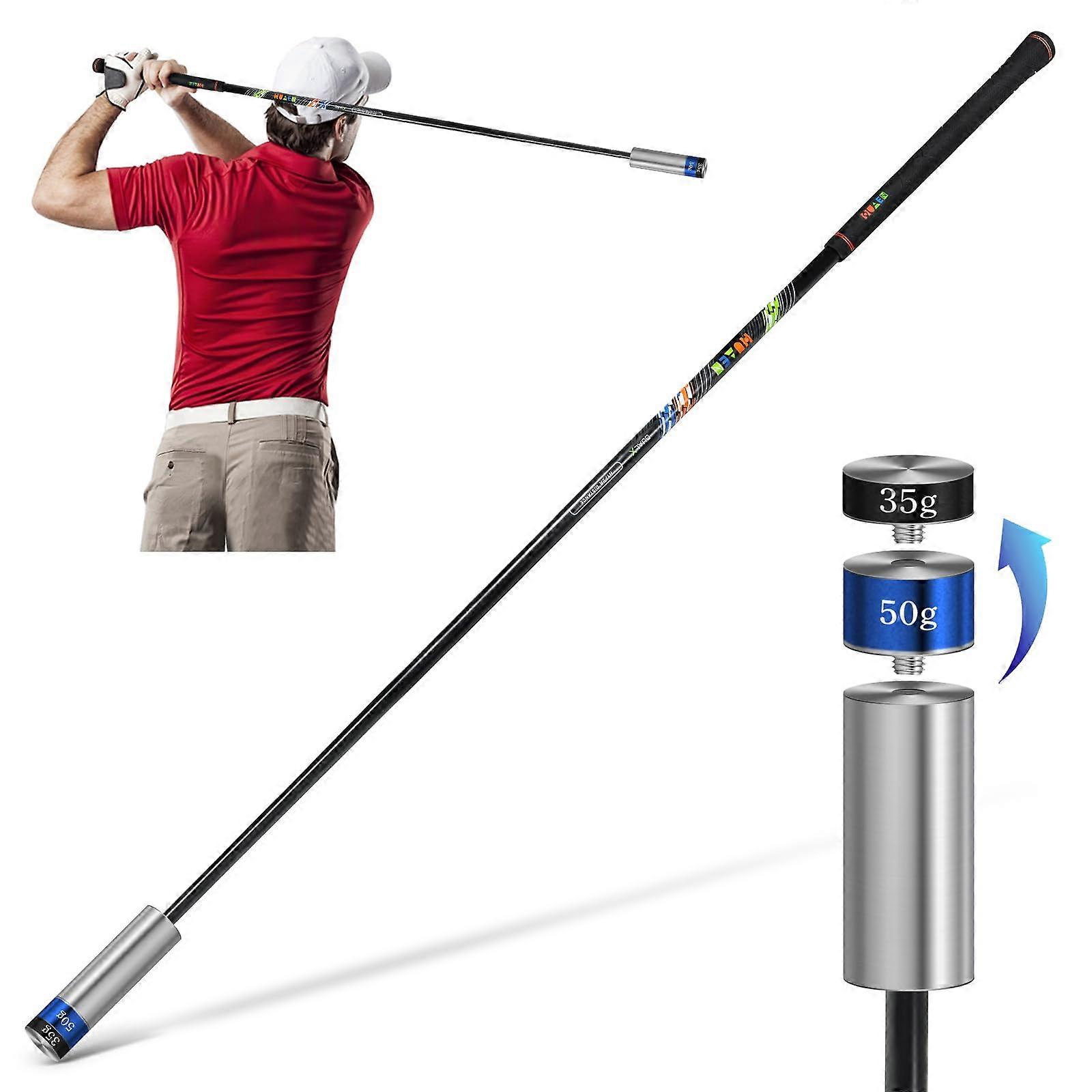 Golf Swing Trainer Aid for Indoor Practice Training, Speed Warm up Stick Improved Rhythm