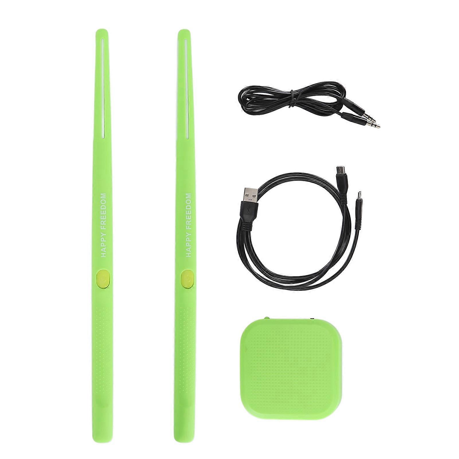 Set Motion Sensing Recognition Tragbare kompakte elektrische Lufttrommelsticks für Kinder Erwachsene Anfänger Geschenke