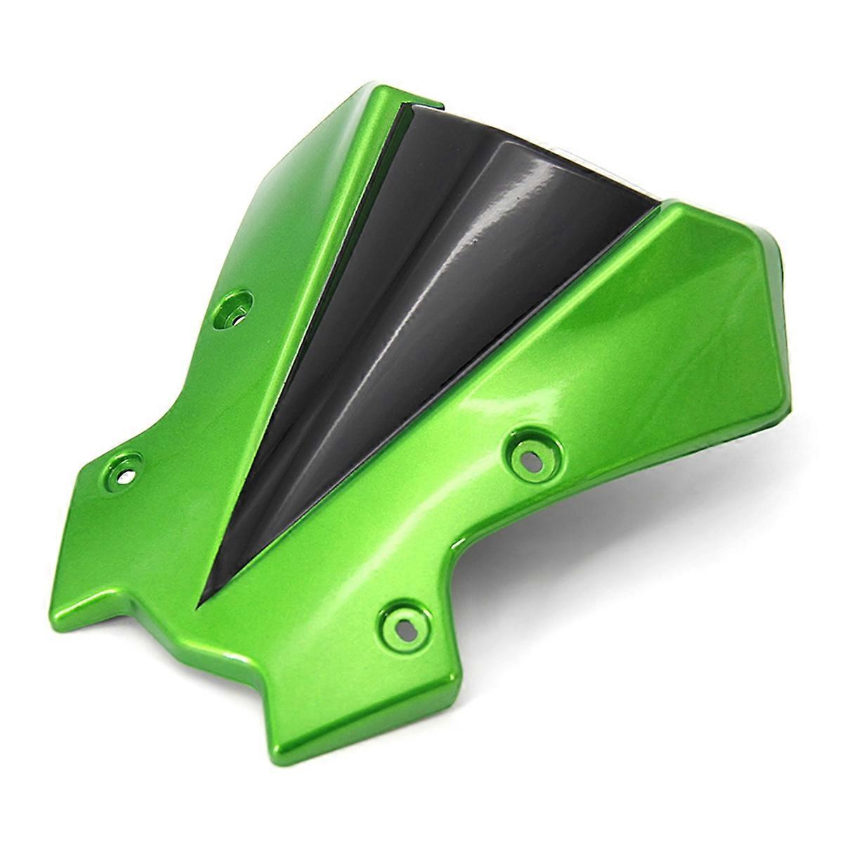 Motorcycle Front Windshield Screen Viser Visor Wind Deflectors Fairing for KAWASAKI Z650 Z900 2020-2022 Green & Black