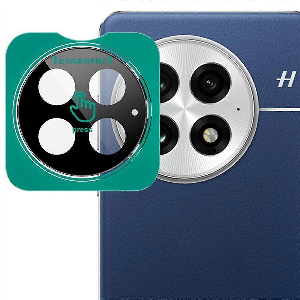 IMAK For OnePlus 13 Tempered Glass Camera Lens Protector with Self-Positioning Frame (Black Version)