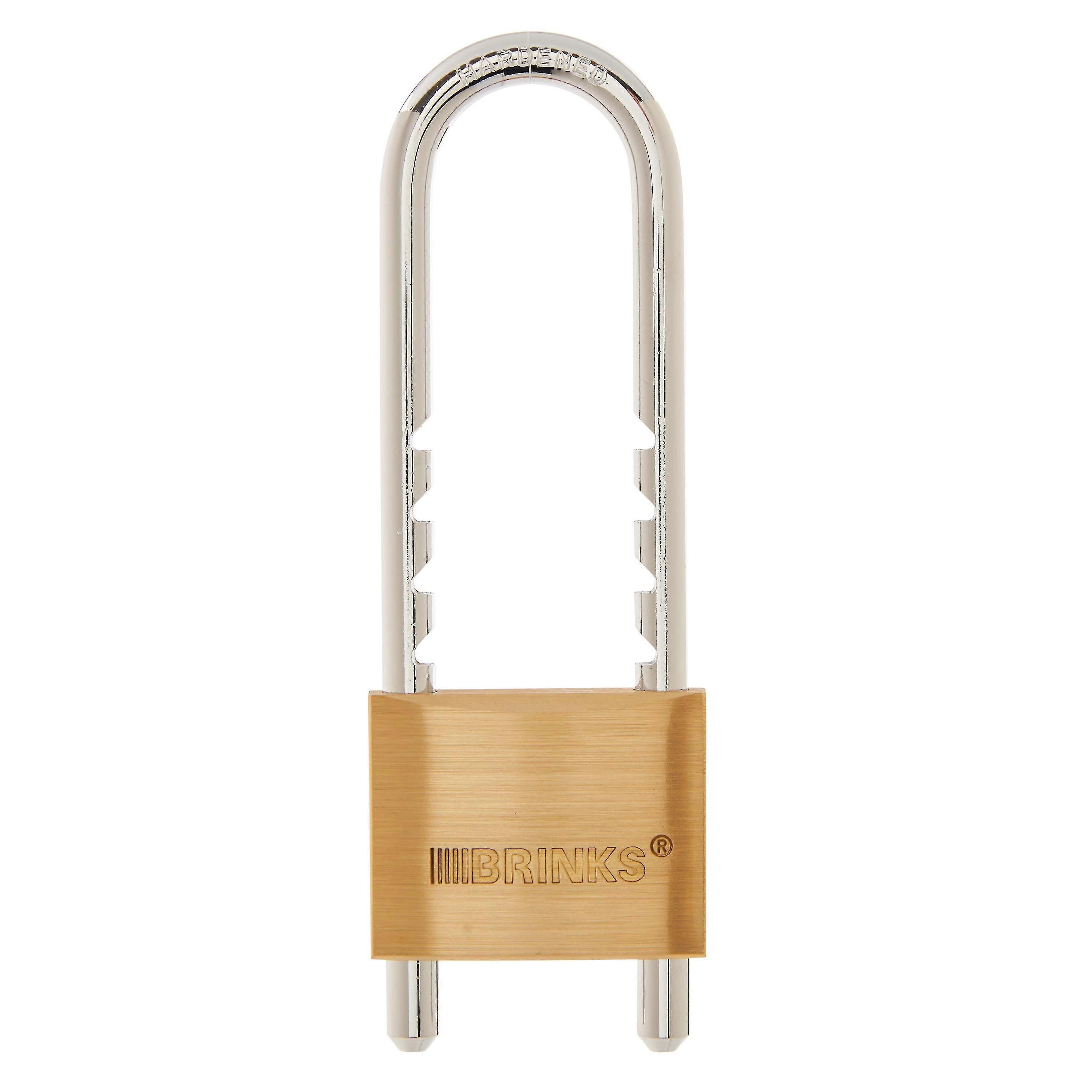 Heavy Duty Solid Brass Padlocks, 50mm Body, From 1-7/8" To 4-3/4