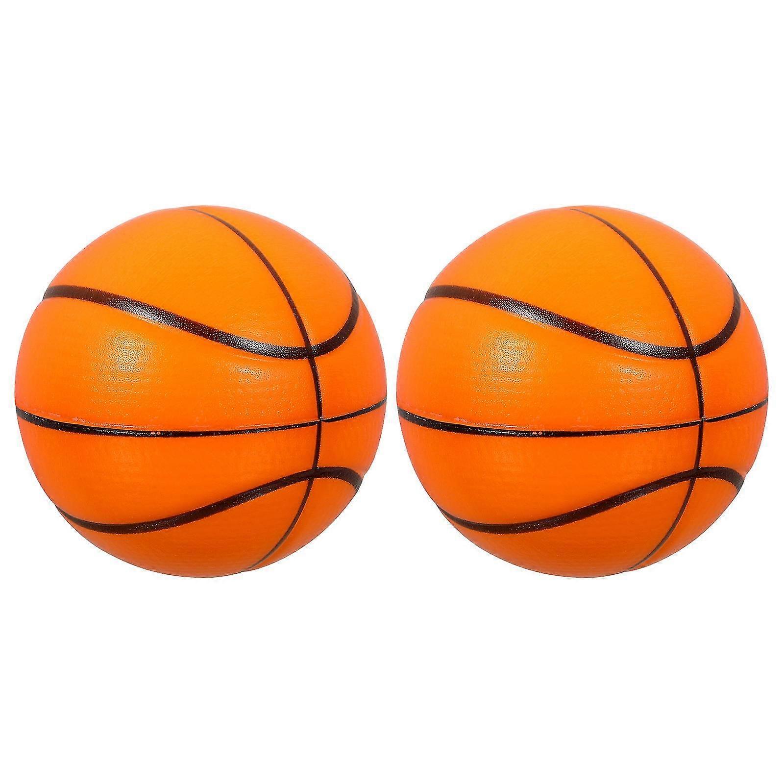 2 Pcs Basketball Shape Cake Topper Creative Boy's Birthday Cake Insert Cards