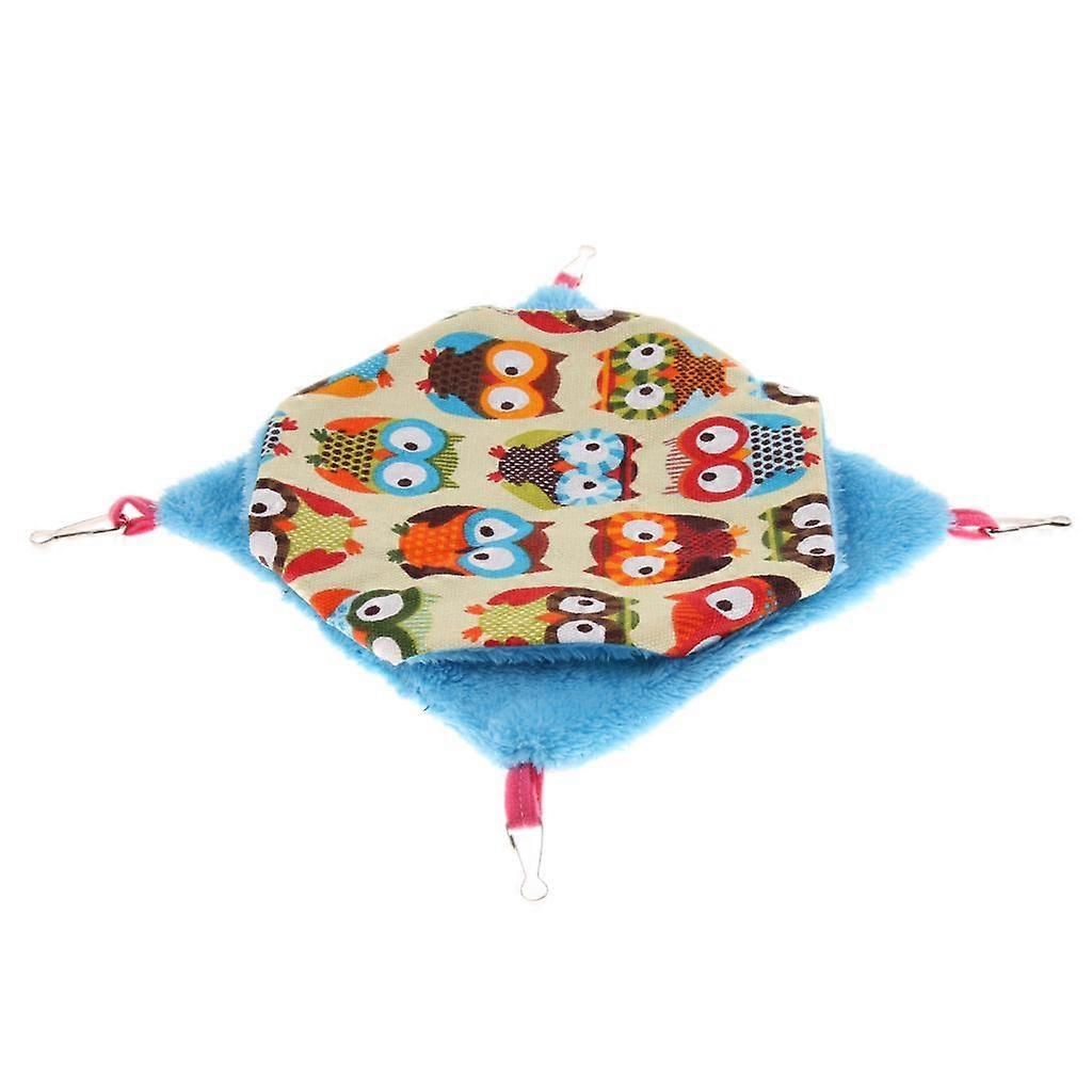 Soft Squirrel Hammock Dwarf Hamster Nest Bed Kitty Sleeping Pad Mat Owl