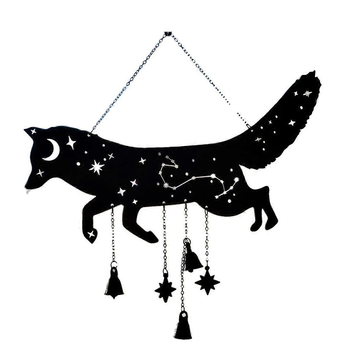 Vintage Rabbit Wind Chime Easter Decor Running Rabbit Shape Garden Wind Bell