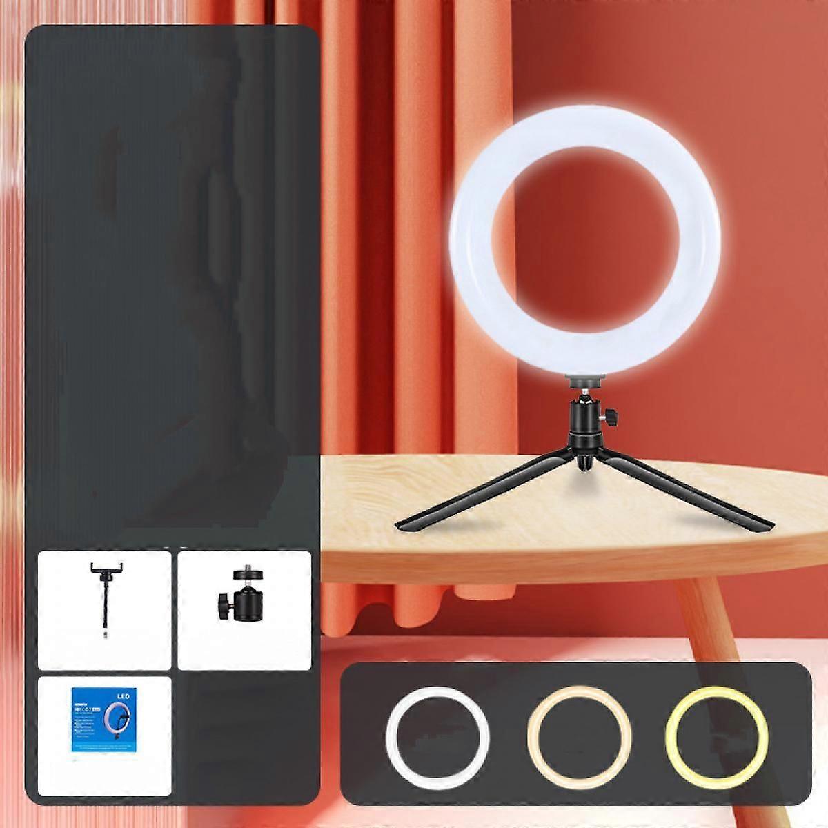 16CM Led Selfie Ring Light Dimmable Ring Lamp Photo Video Camera Light With Tripod