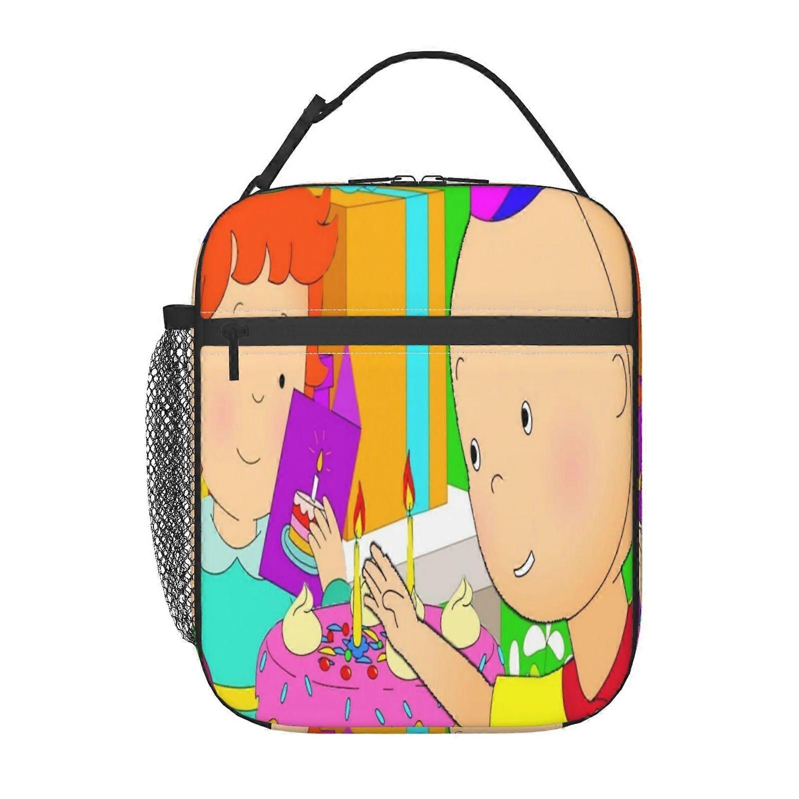 a146 Caillou Lunch Bag Allergy-Safe Edition, Separate Compartments to Prevent Cross-Contamination z146