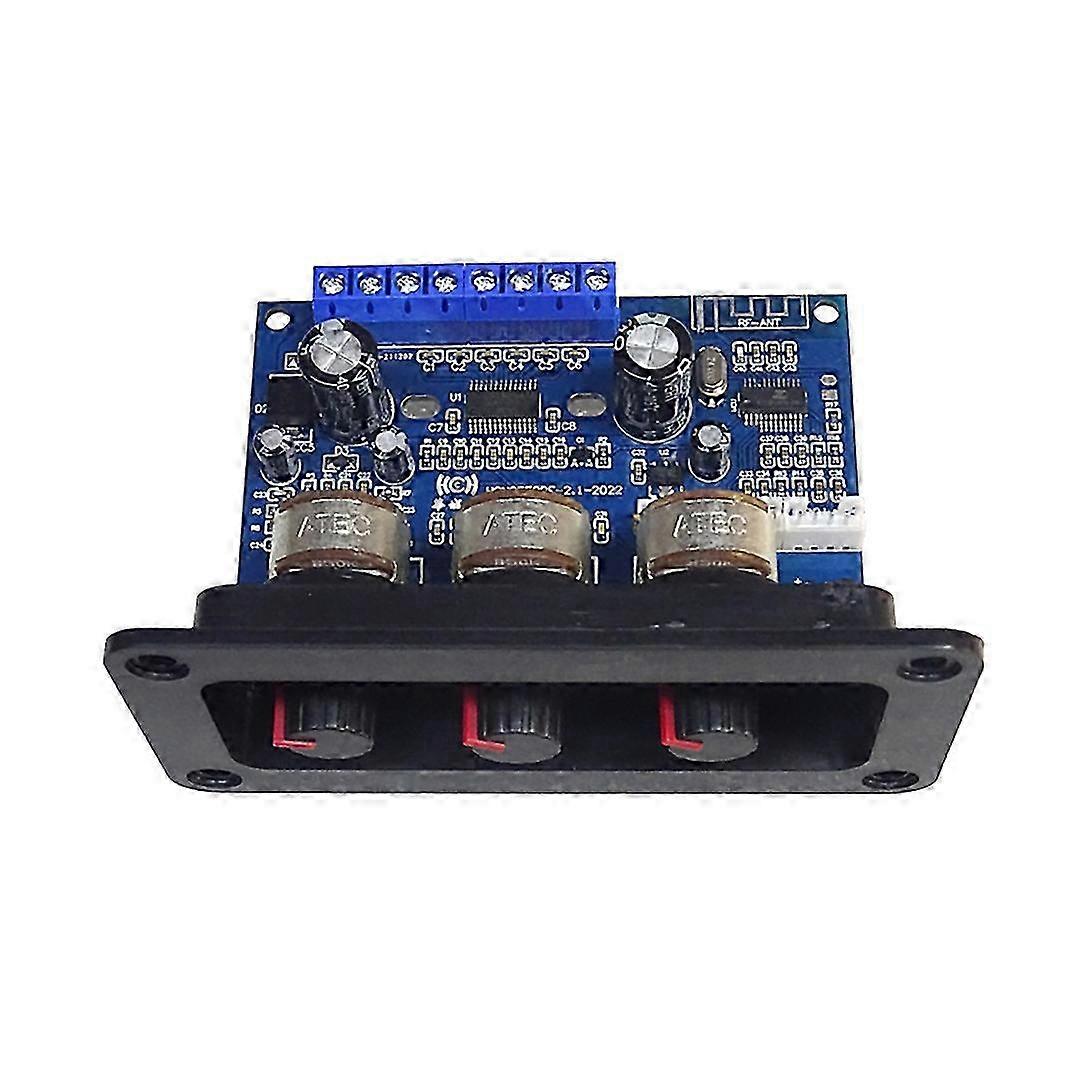2.1 Channel Digital Power Amplifier Board 2X25W+50W Bluetooth 5.0 Subwoofer Class D o Amplifier