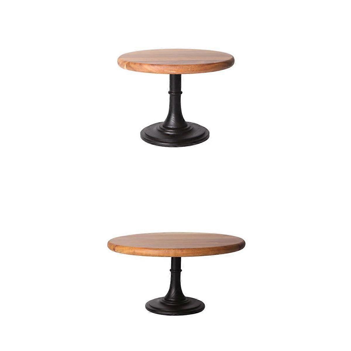 2x Cake Round Holder Wedding Dinners Birthday Decorative