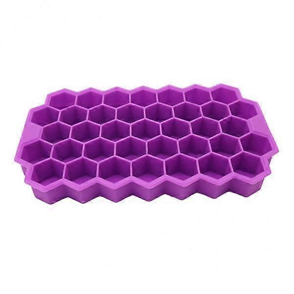2 Reusable Silicone Ice Cube Trays, 37 Grids, Easy Release, for Party Bars,