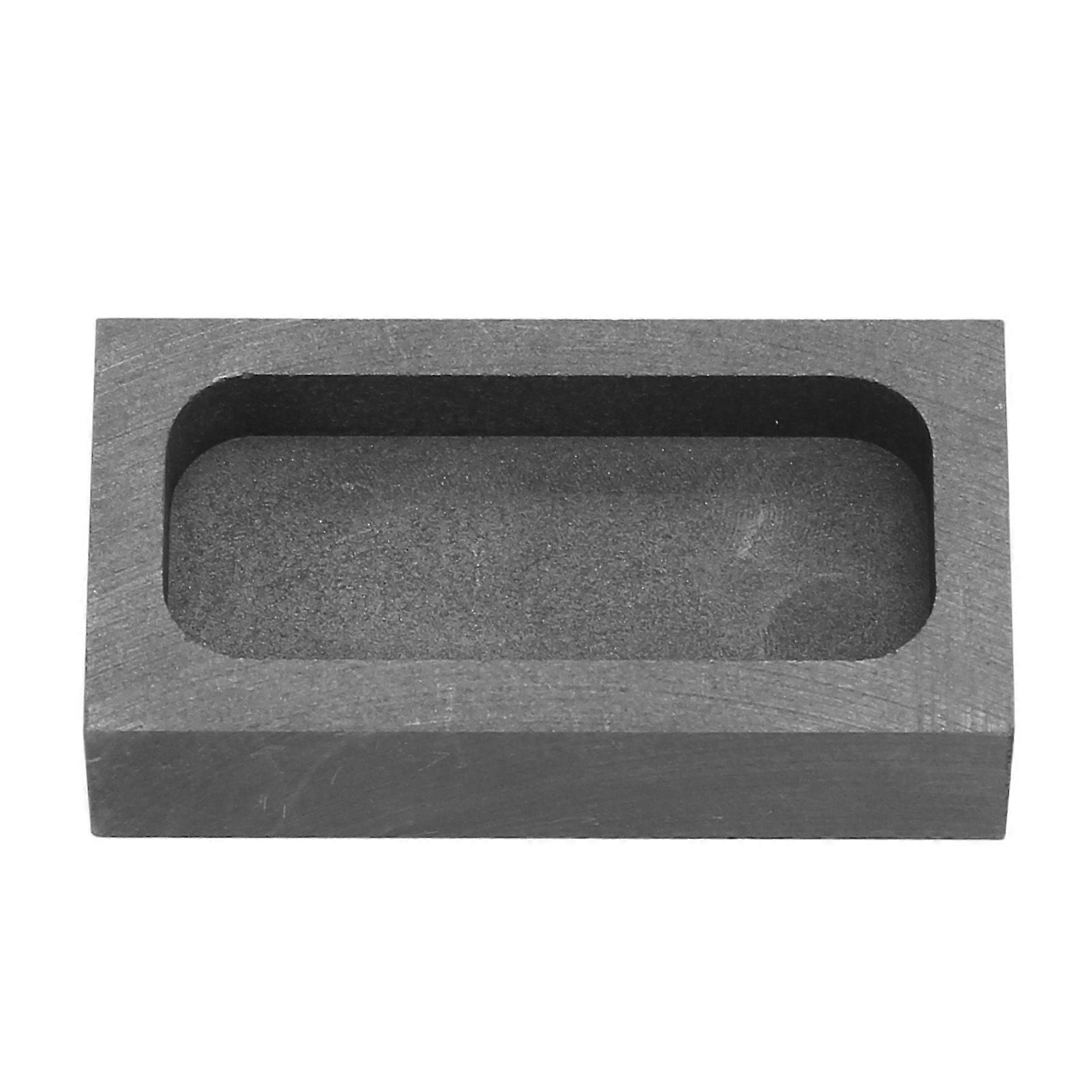 Graphite Ingot Mould Rectangular Metal Casting Mold Crucible Melting Refining Gold Silver Copper