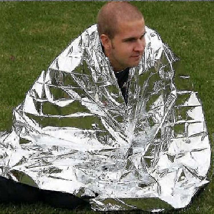 緊急時用サーマルブランケット - 3pcsホイルマイラーサバイバルギア