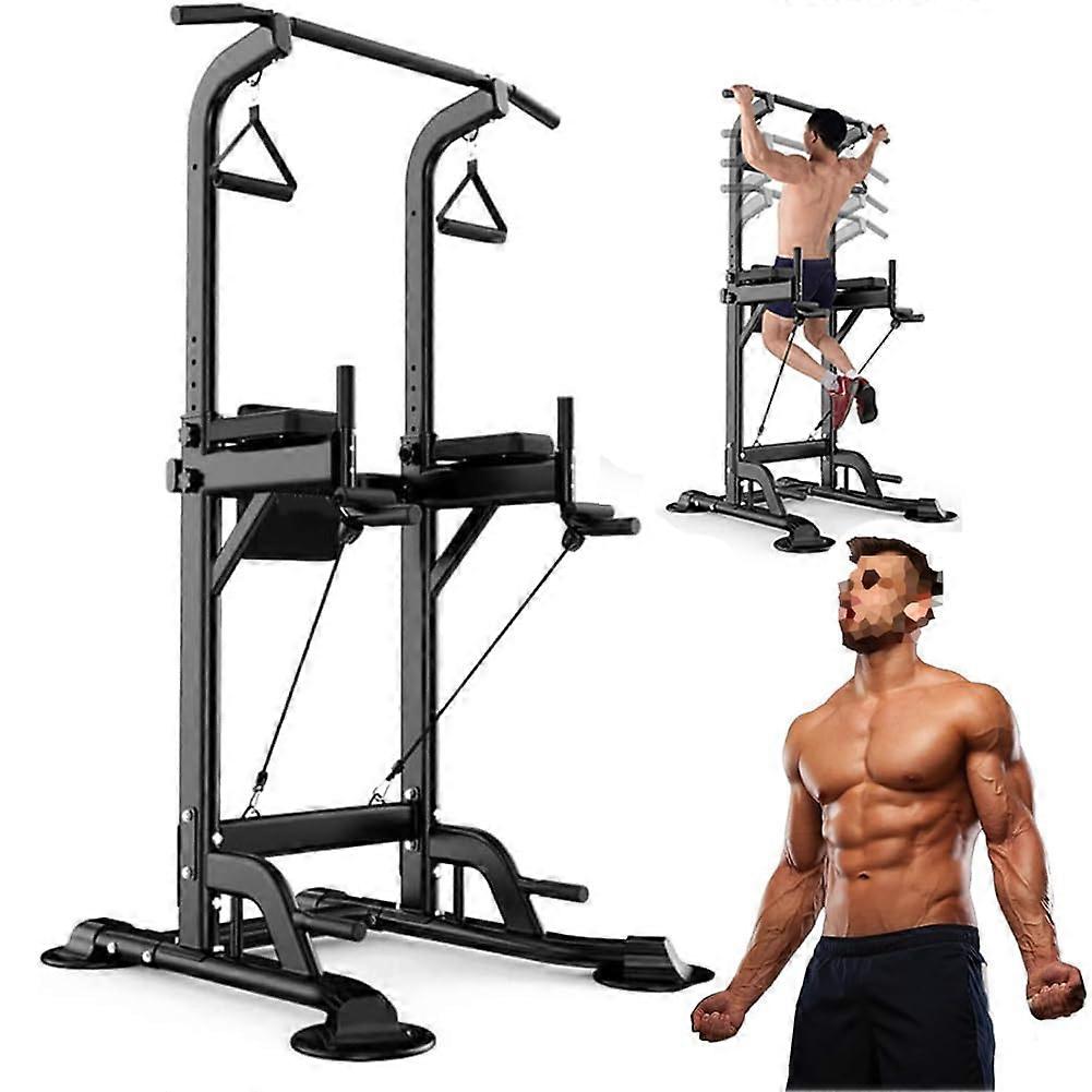 Power Tower Pull Up Bar, Multifunctional Dip Bar Station,ness Equipment