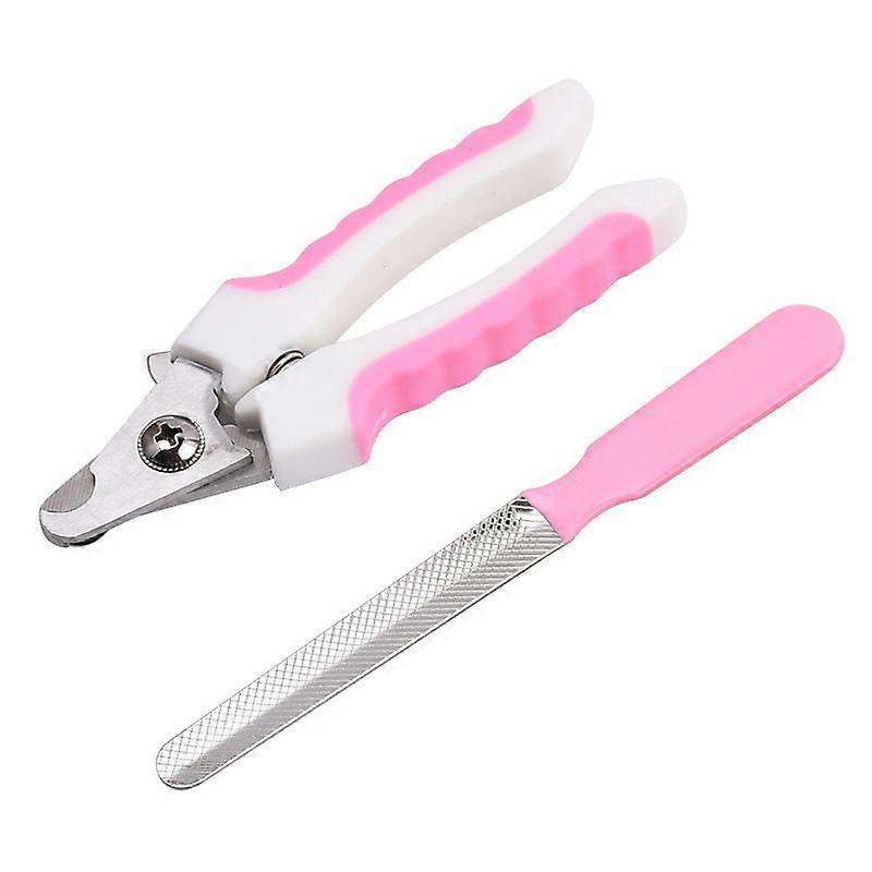 Professional dog nail clippers with quick sensor and safety lock for large and medium breeds (blue)