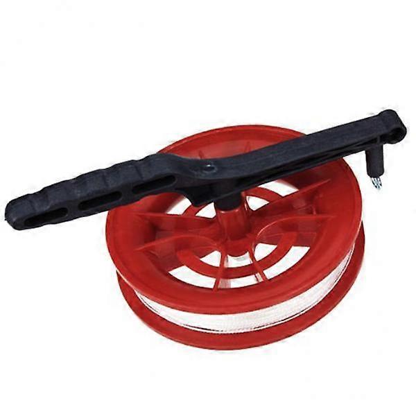 4xNew Fire Wheel Kite Winder Tool Reel Handle with 100M Twisted String Line