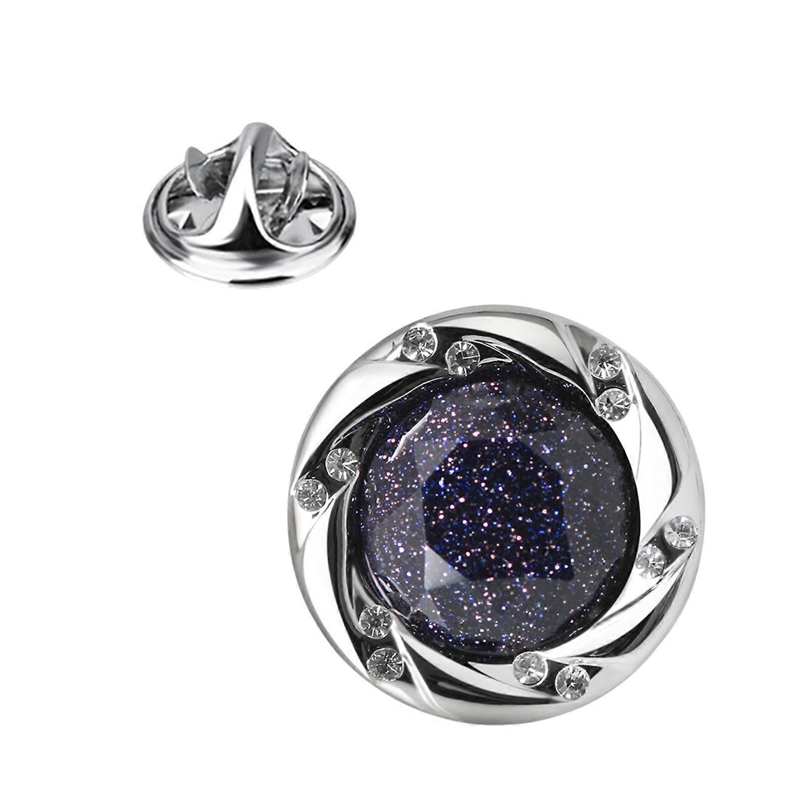 Brooch Pin Elegant Aesthetic Round Badge for Clothes Jackets Wedding