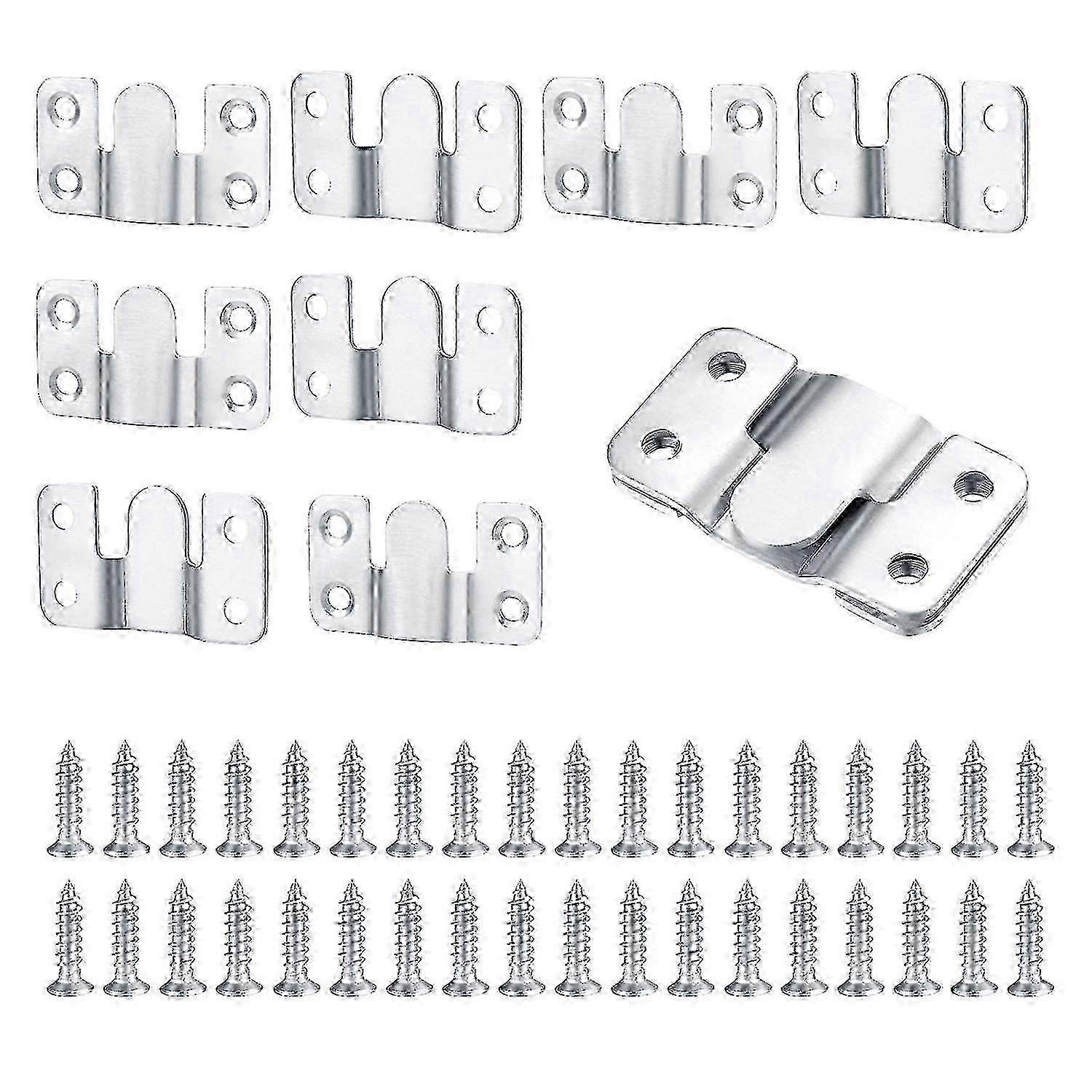 10 Pcs Flush Mount Bracket Connector for Wall Mount Picture Frame