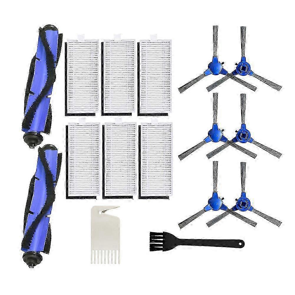 Filter Roller Side Brush for Compatible Robot Vacuum Cleaner Models 11s, 30, 30c, 15c, 12, 25c, 35c Replacement Acc