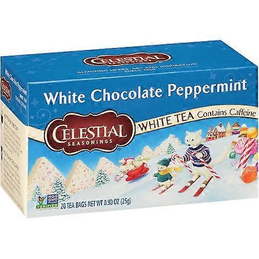 Condimentos celestiales té blanco de menta de chocolate blanco