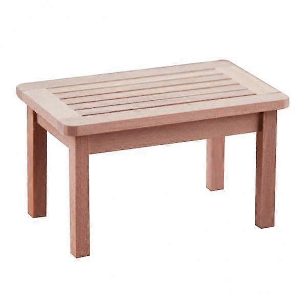 3x 1pc 1:12 Scale Solid Wooden Tea Table Dollhouse Miniatures