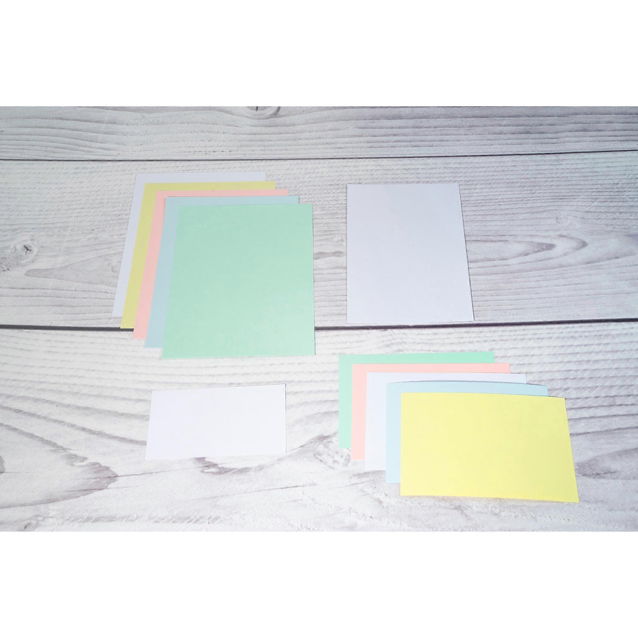 Exacompta 13318B Exacompta, A5 record cards blank - Sky Blue