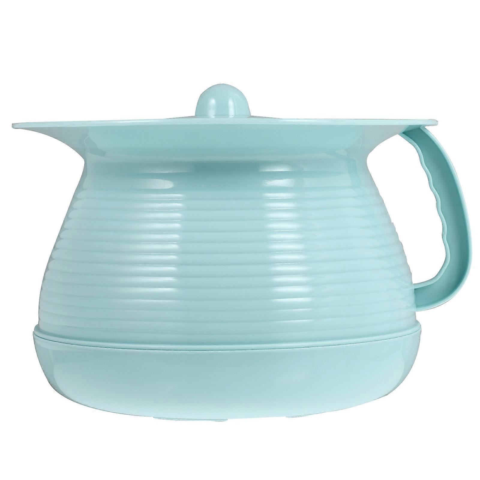 Durable PP Material Household Spittoon for Night Use Blue Color Suitable for All Ages