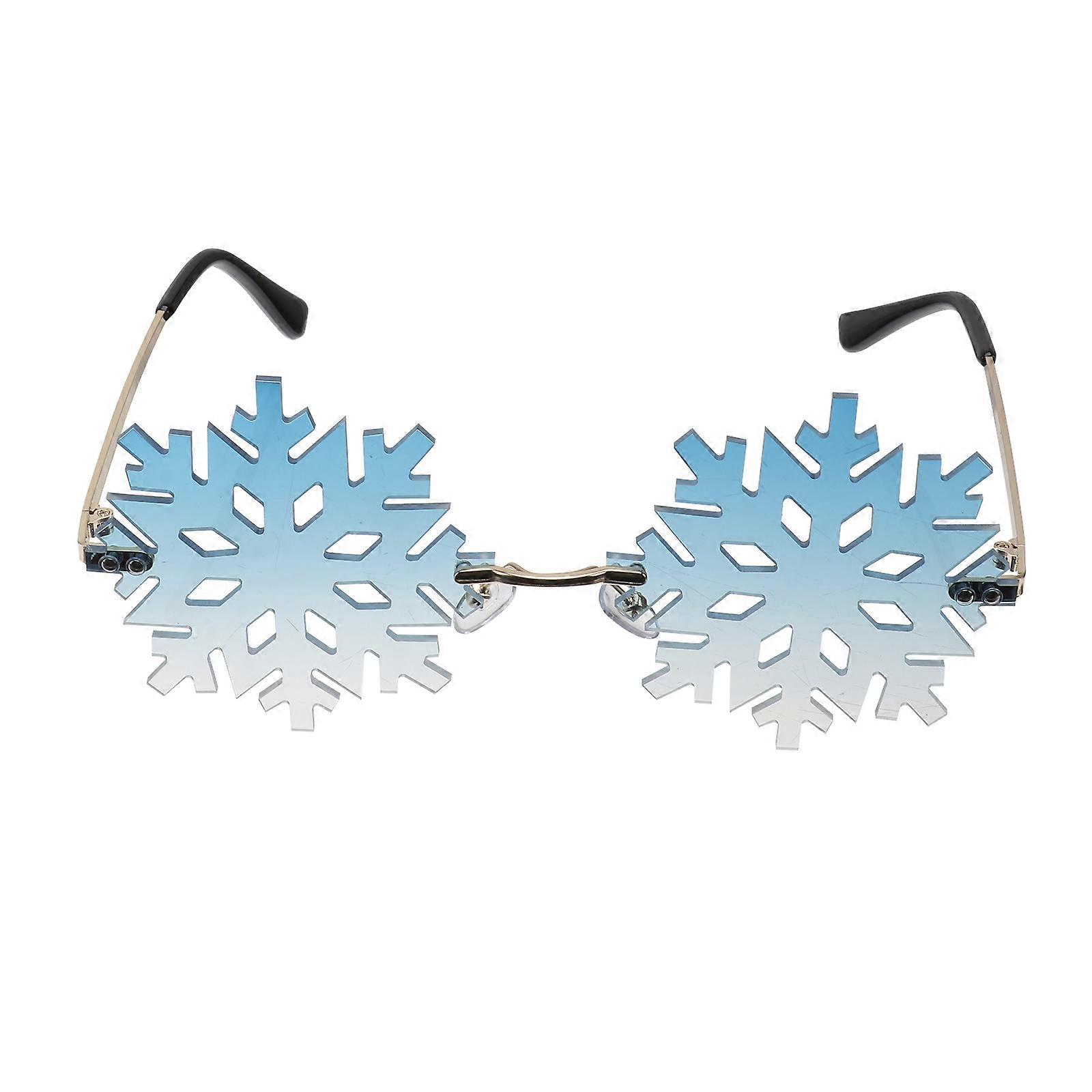 Blue Plastic Eyeglasses for Decorative Use Fashionable and Stylish Design 1pc